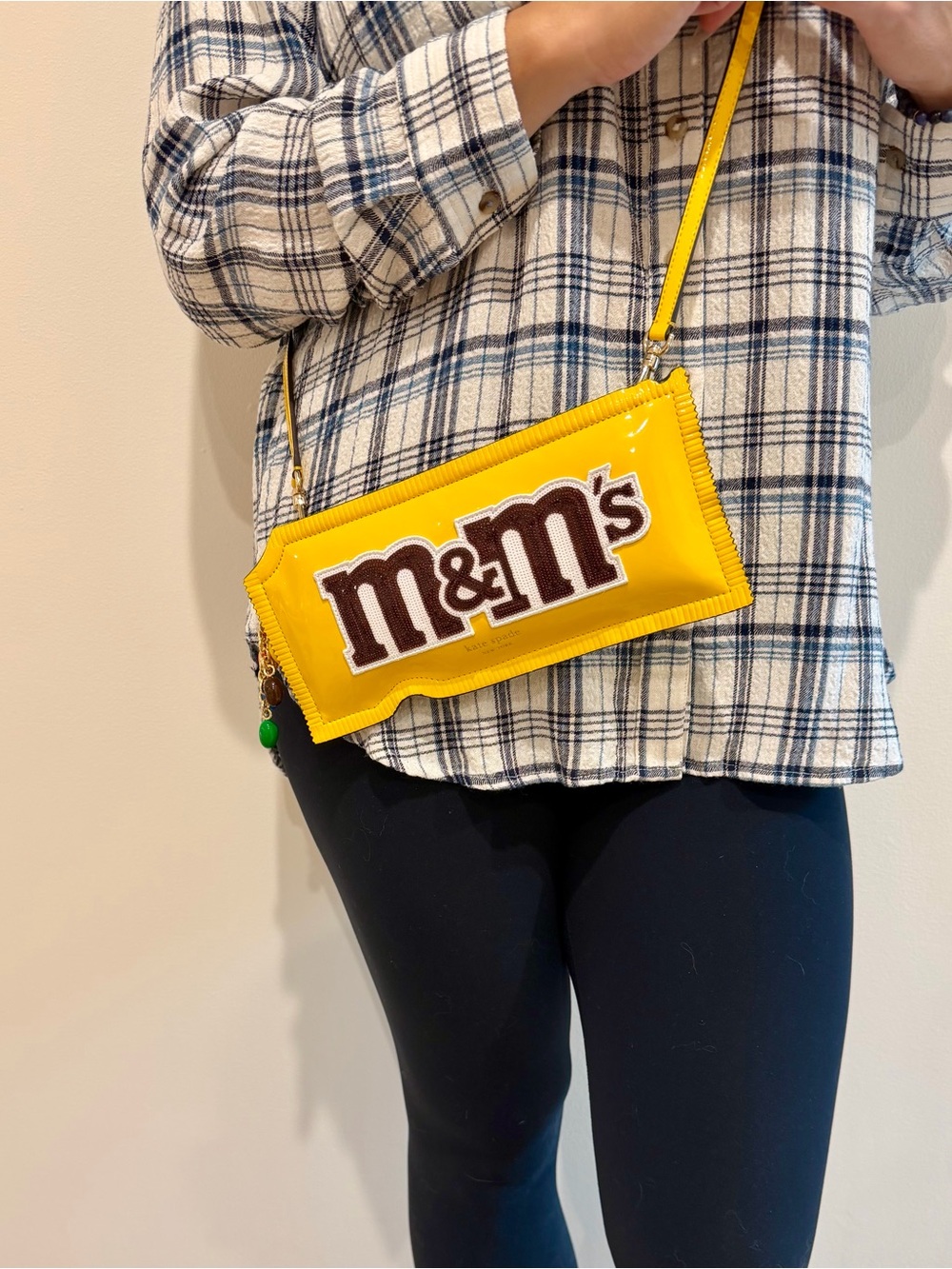 kate spade Yellow M&M's Logo Pouch - Picture 14 of 14